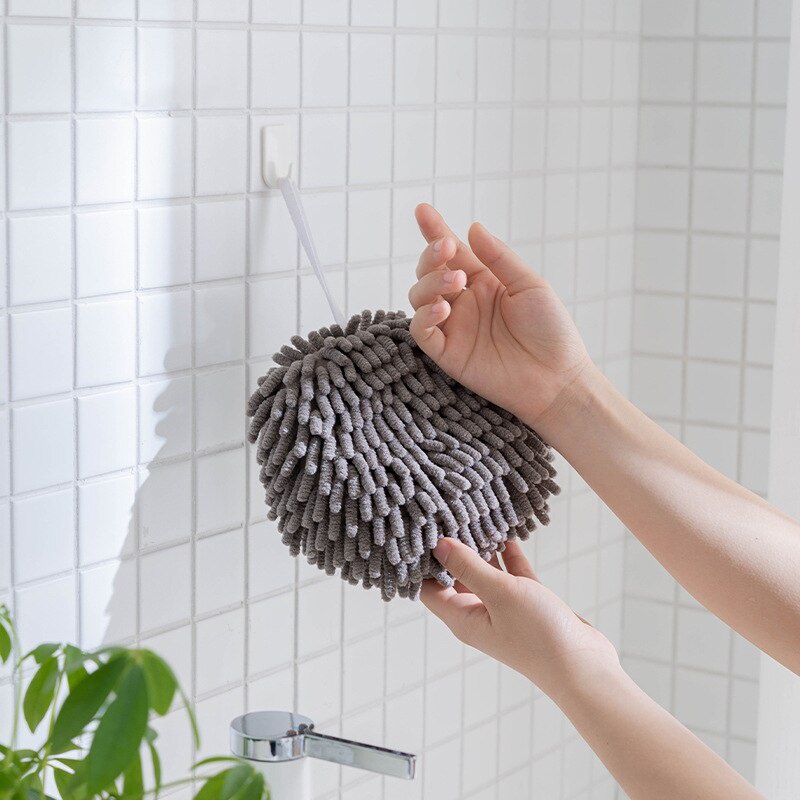 Khăn lau tay tròn sanho thấm hút tốt, nhanh khô, bông lau tay nhà bếp thiết kế mói tinh tế