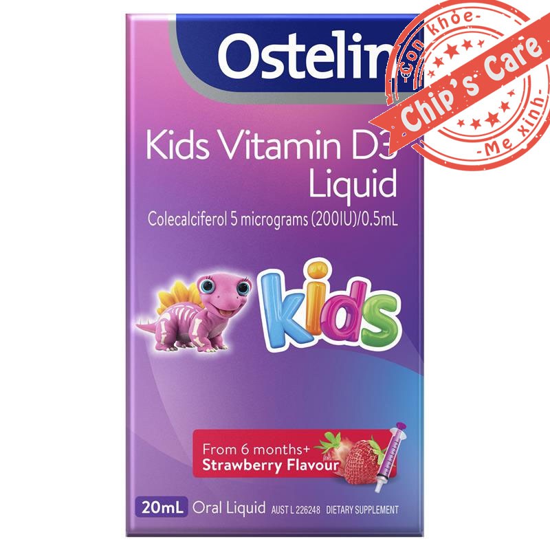 Vitamin D3 Ostelin bổ sung Vitamin D3 cho trẻ