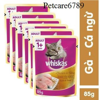 Pate mèo whiskas 80g combo 12 Gói