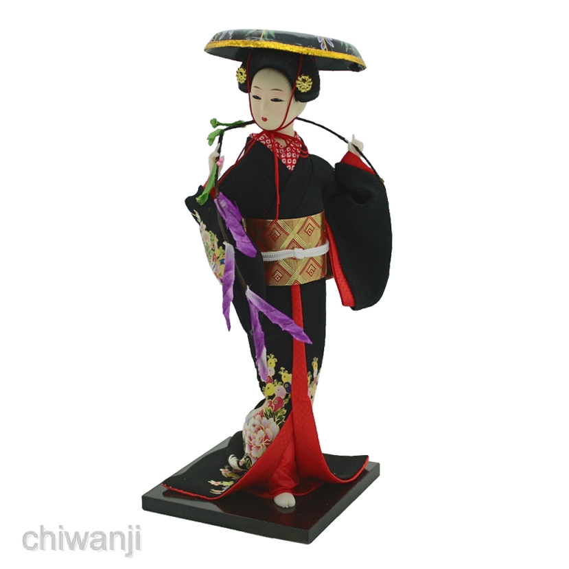 [Chiwanji] Búp Bê Geisha Mặc Kimono Nhật Bản Mặc Kimono Làm Quà Tặng Dành Cho Người Lớn