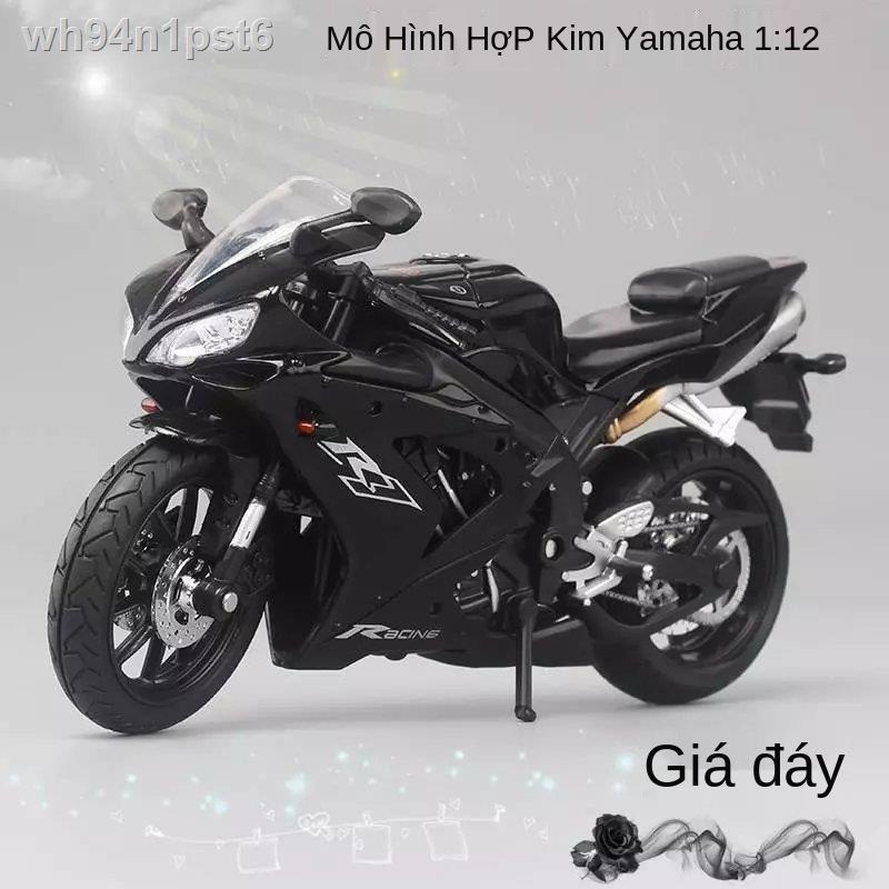 ☈ ♣ △Đồ chơi trẻ em xe máy hợp kim hai bánh cậu bé cậu bé cậu bé cậu bé mô hình ô tô vui nhộn món quà cậu
