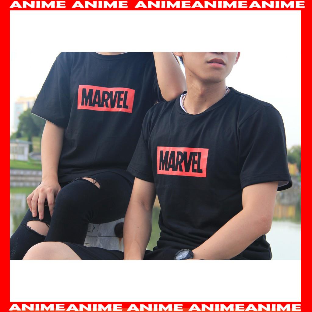 Áo phông Marvel, áo thun in hình chữ Marvel chất liệu cotton 4 chiều giá rẻ SALE