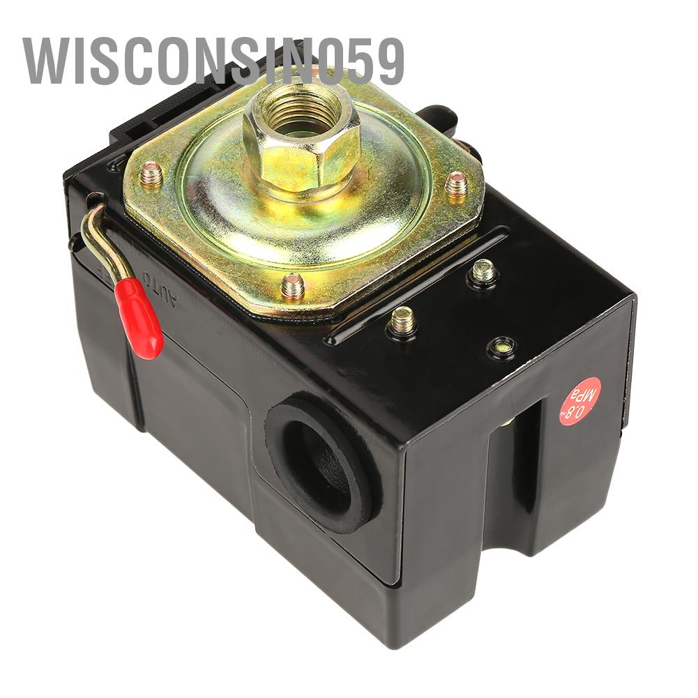 Wisconsin059 1 cái Công tắc áp suất đa năng 95-125 Psi cho van điều khiển máy nén khí