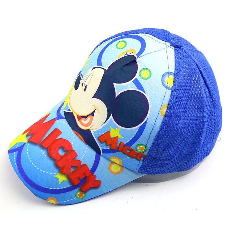 Mũ Lưỡi Trai Phối Lưới Thoáng Khí In Họa Tiết Nhân Vật Hoạt Hình Dễ Thương Cho Bé Trai Và Gái