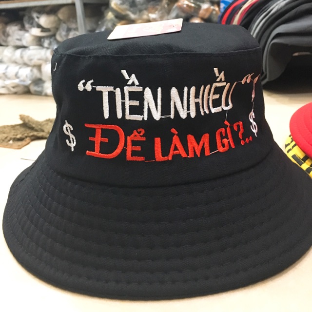 [HÌNH CHỤP THẬT] Nón bucket tiền nhiều để làm gì