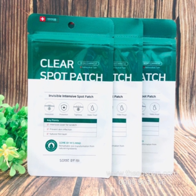 Miếng Dán Chống Mụn Some By Mi Clear Spot Patch 30 Days Miracle Gói 18 Miếng