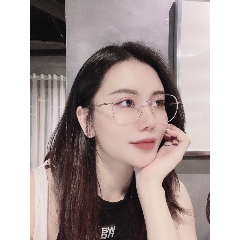 Gọng kính cận nữ, form vừa kim loại cứng cáp Tiệm của thỏ 8233 | BigBuy360 - bigbuy360.vn