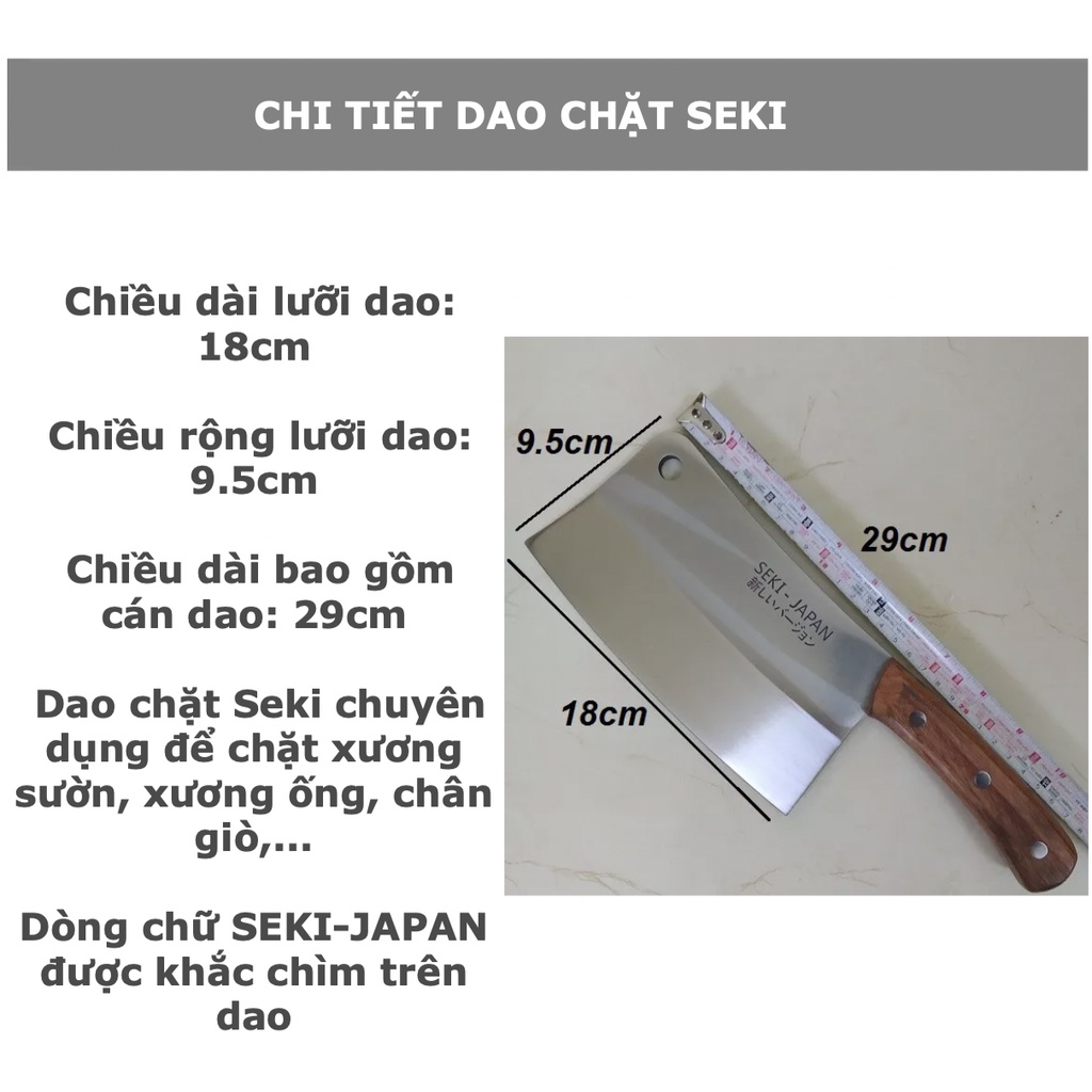 Dao SEKI NHẬT BẢN Hàng Nội Địa Siêu Bén, Bền