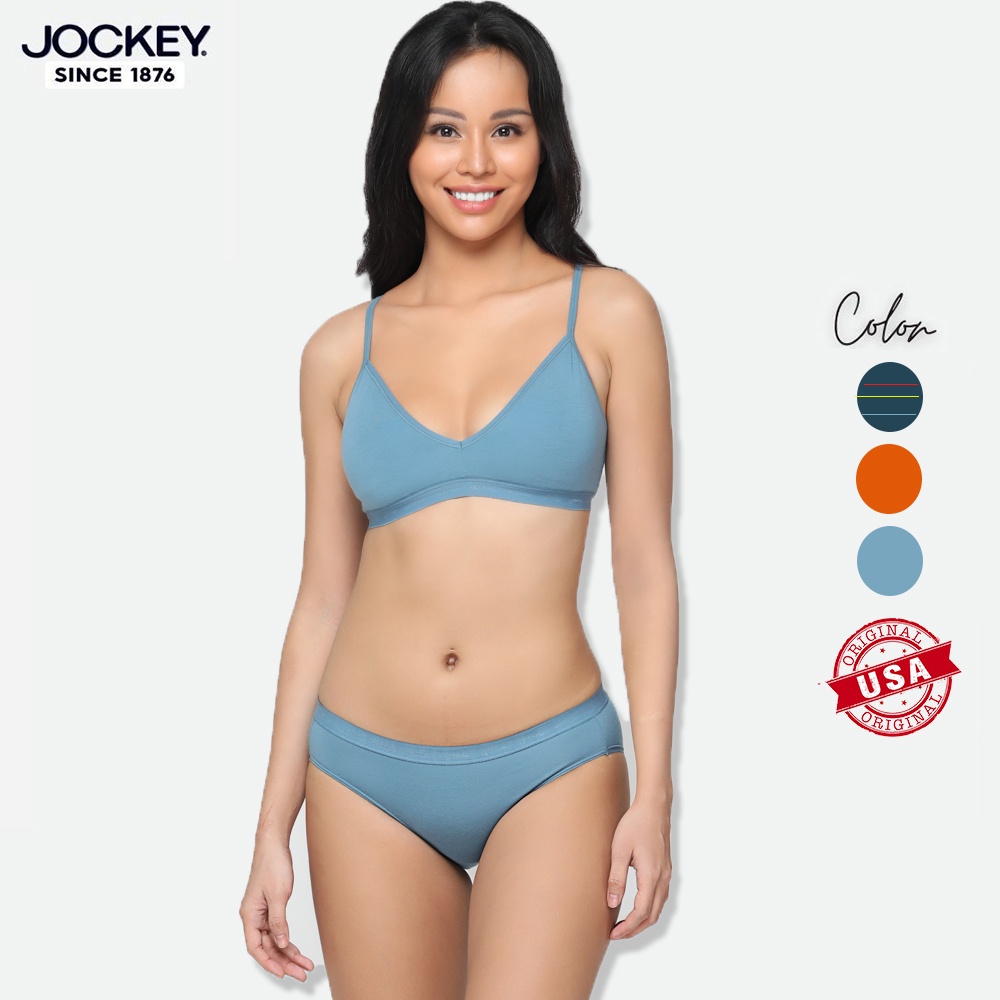 Áo Bra Top Jockey Nữ USA Originals Phối Dây - J1130