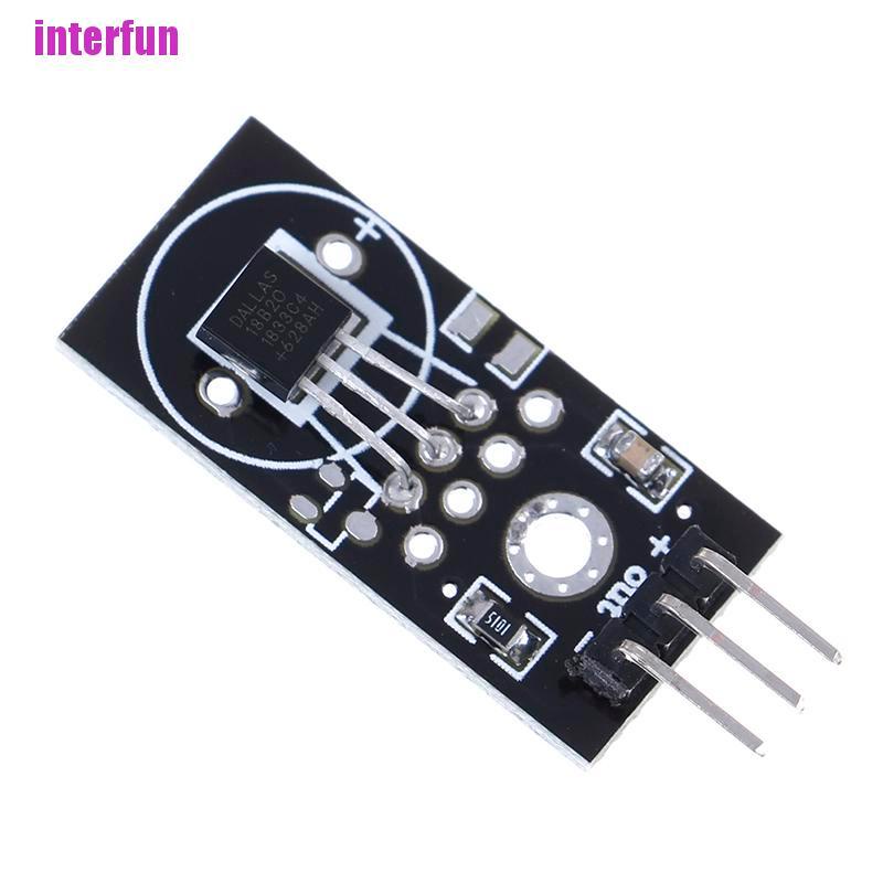 [Interfun1] Ds18B20 3 Pins Wire Digital Thermometer Temperature Ic Sensor Module [Fun]