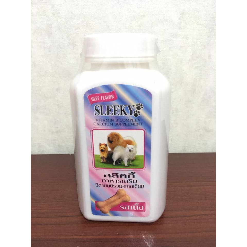 BỔ SUNG CANXI VÀ VITAMIN CHO CHÓ SLEEKY