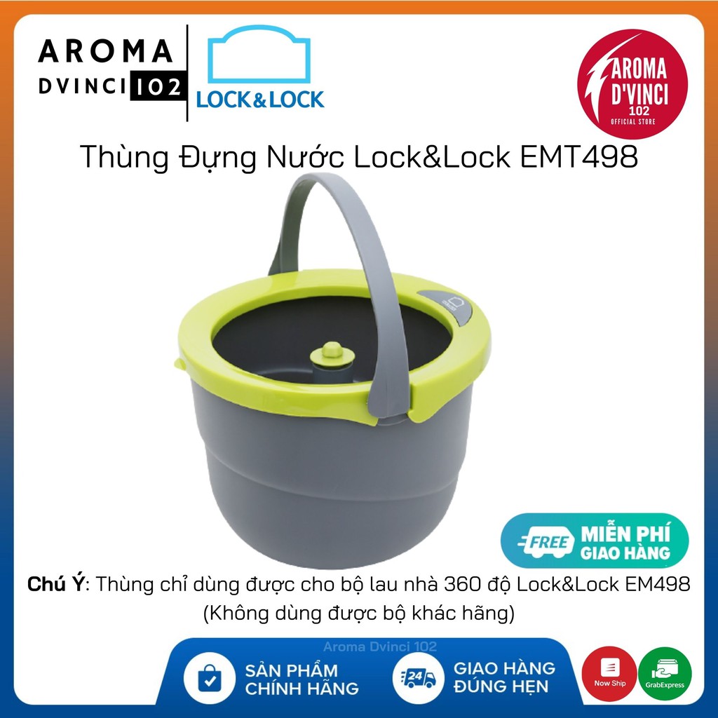 [Phụ Kiện] THÙNG ĐỰNG NƯỚC dự phòng Lock &amp; Lock EMT498 | DVINCE Store