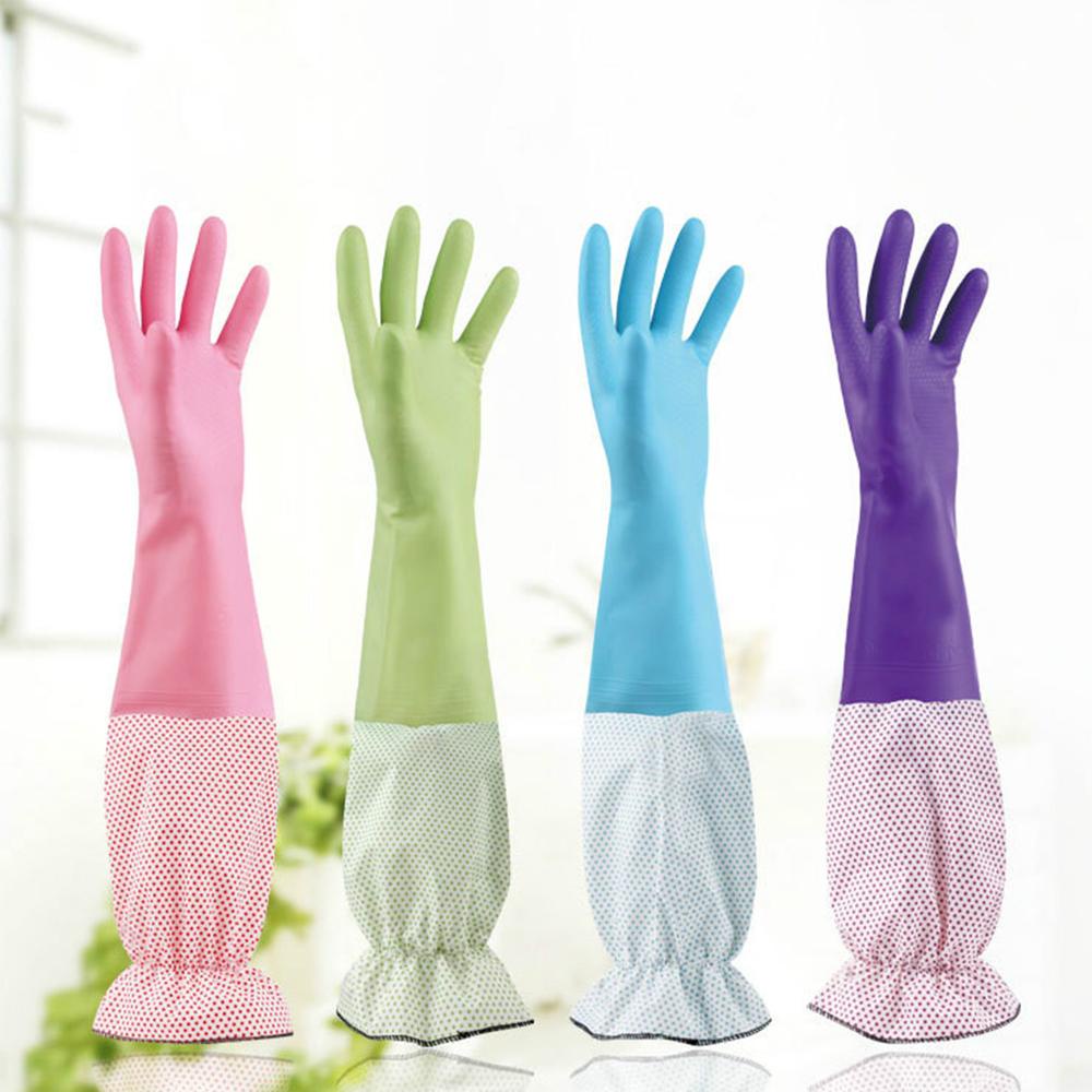 HARRIETT Găng Tay Rửa Chén Dày Dặn Chống Thấm Nước Tiện Dụng