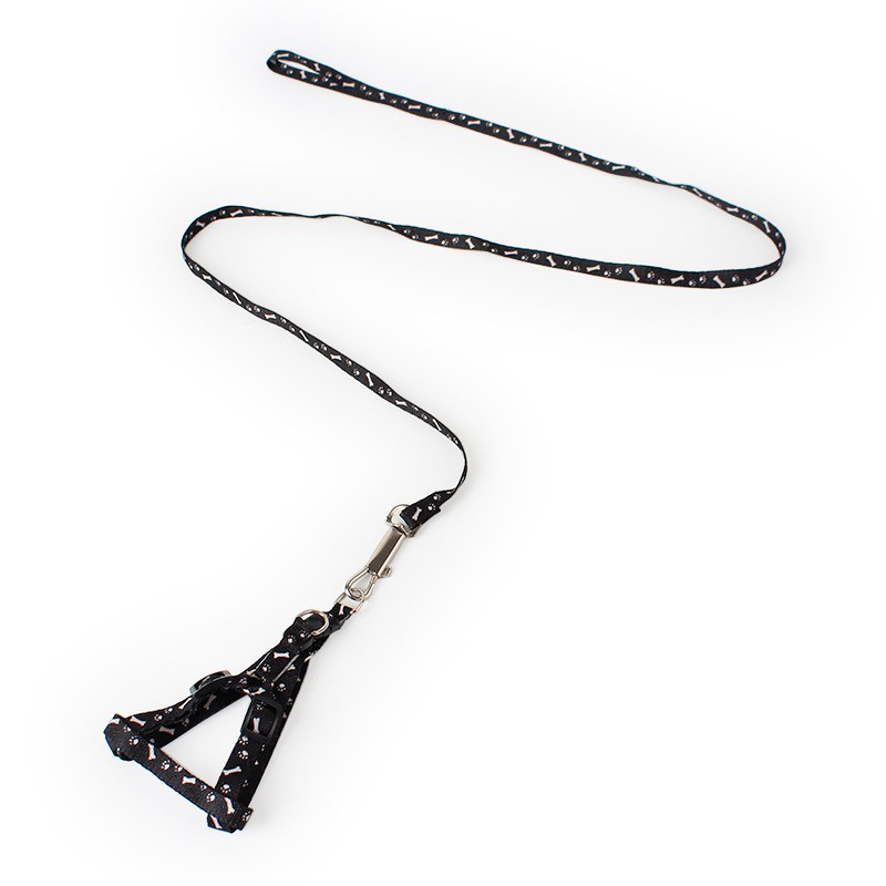 Dây dắt chó mèo nhiều họa tiết dành cho thú có yếm đi kèm