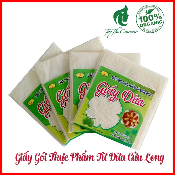 Giấy Gói Thức Ăn Từ Dừa Cửu Long