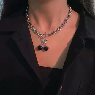 Dây Chuyền Hợp Kim Mặt Hình Quả Cherry Xinh Xắn Cho Nữ