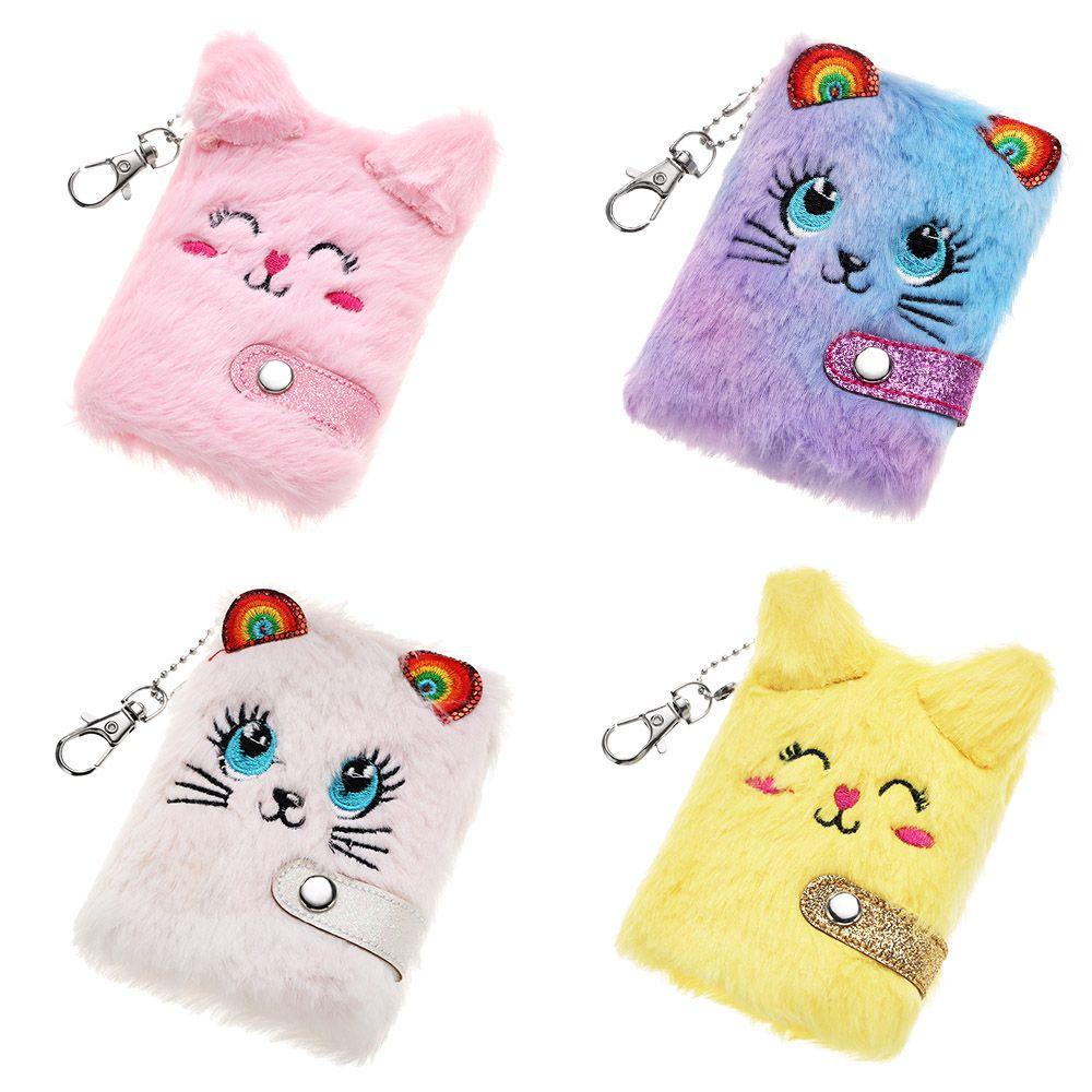 Móc Khóa Hình Chú Mèo Hoạt Hình Nhồi Bông Đáng Yêu