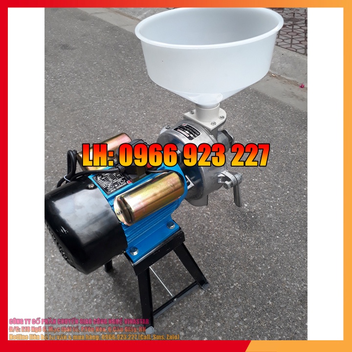 Cối xay bột gạo nước đầu nghiền inox sạch sẽ