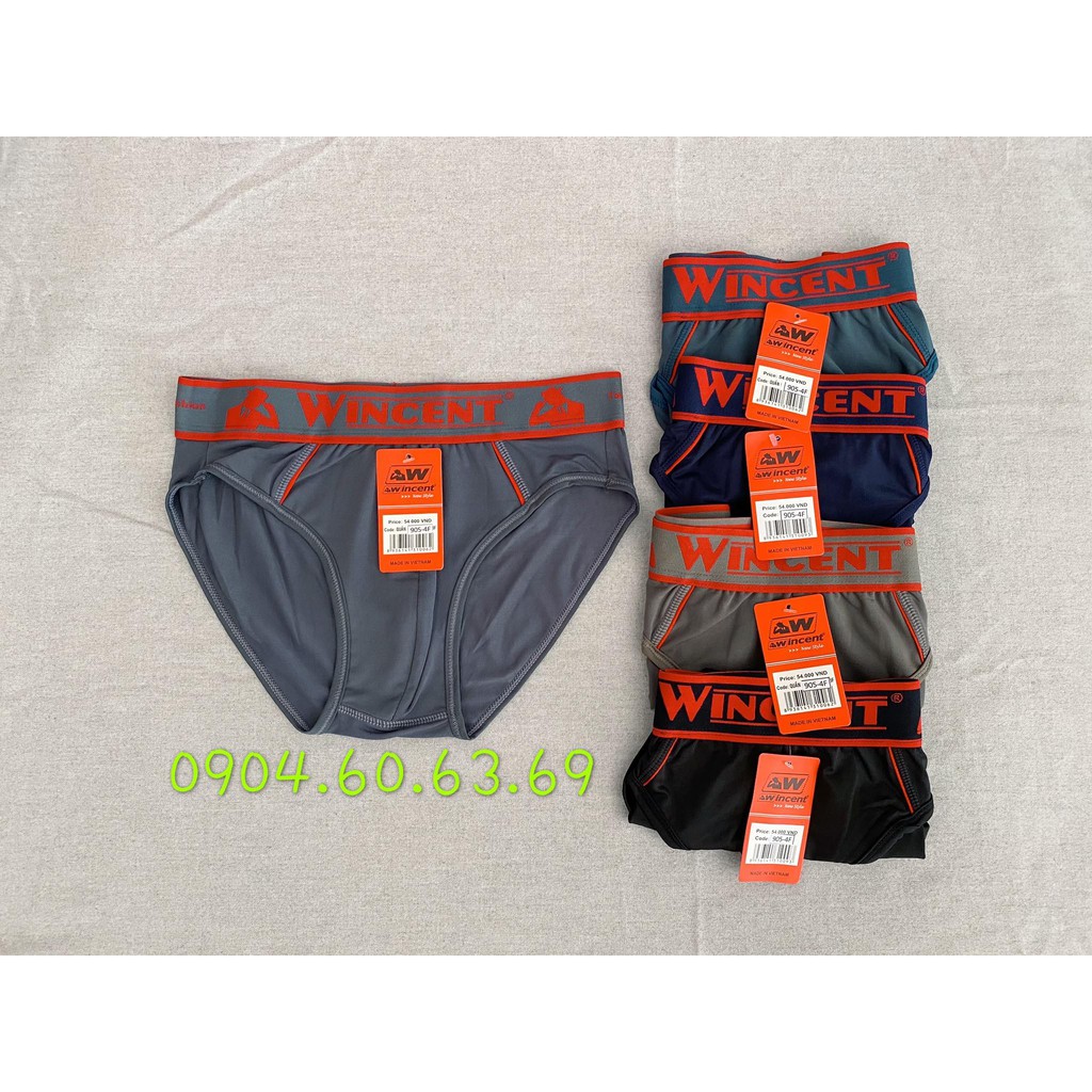 Set 5 quần lót nam cao cấp WINCENT Lưng To 4F