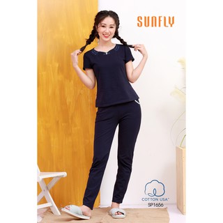 Bộ mặc nhà SUNFLY thu đông SP1656
