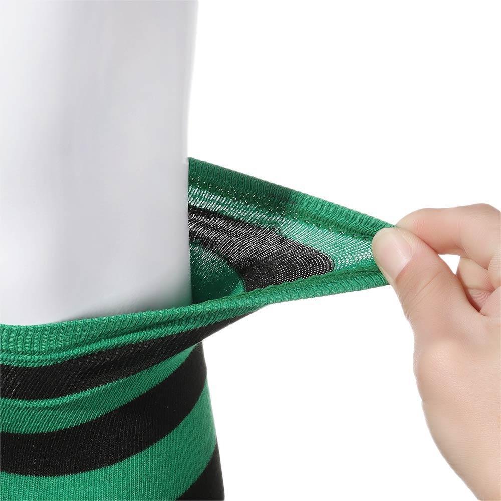 Tất Chân Cotton Dài Qua Gối Kẻ Sọc 12 Màu Thời Trang Cá Tính