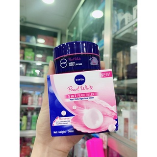 Kem dưỡng trắng ban đêm và se khít lỗ chân lông Nivea 50ml