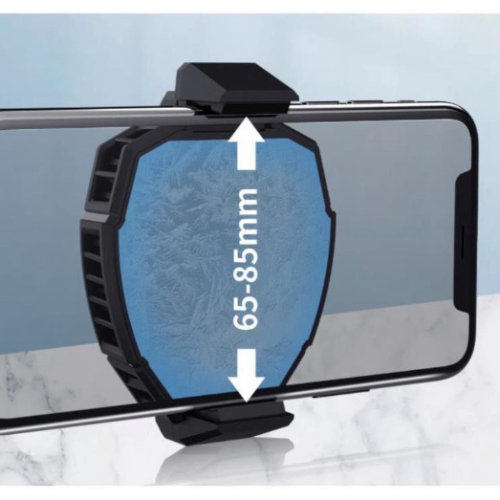 Quạt tản nhiệt điện thoại MEMO DL05 - Siêu lạnh, hiển thị nhiệt độ, LED RGB, Kẹp thu vào 2 chiều