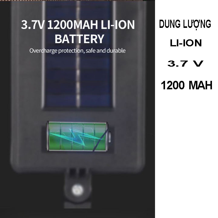 Đèn led 6 bóng năng lượng mặt trời XLD_6 cảm biến chống trộm