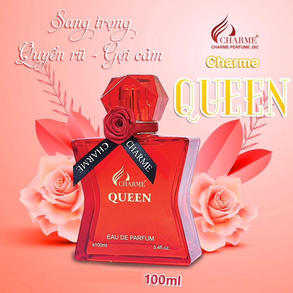 Nước hoa nữ Charme Queen 10ml sang trọng quyến rũ gợi cảm
