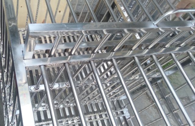 Chuồng chó inox 80*160*90 SHIP HỎA TỐC TPHCM