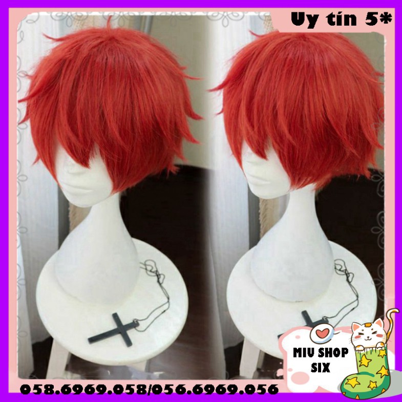 [sẵn] Wig/tóc giả Karma Akabane hoặc Akashi Seijurou - Lớp học ám sát/Kuroko no basket tại MIU SHOP 09