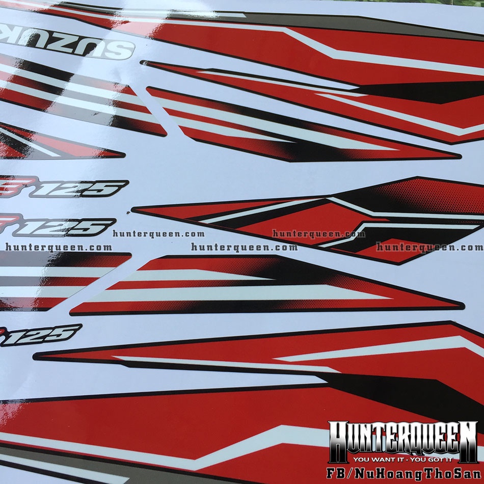 Tem chế X Bike đen đỏ. Thay đổi màu sắc và chi tiết theo yêu cầu. Sắc nét, bền màu