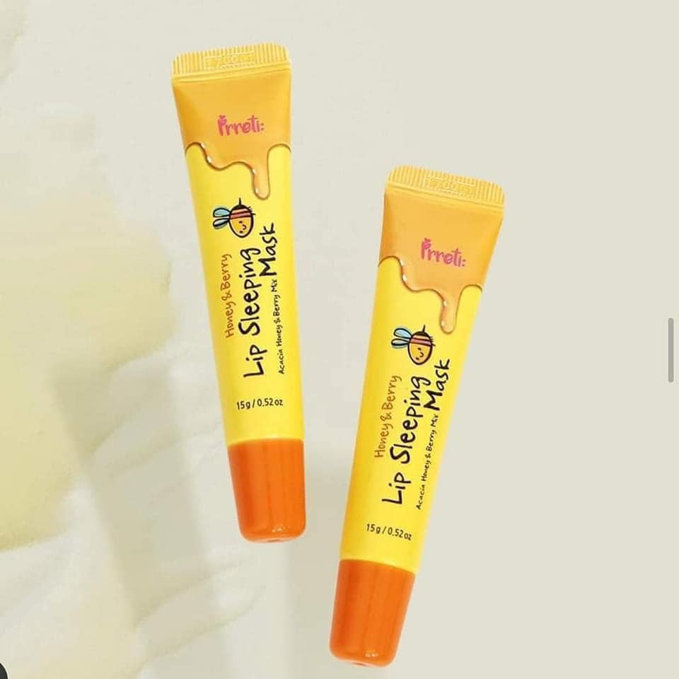 Mặt nạ ngủ môi - son dưỡng mật ong Prreti Honey Berry Lip Sleeping Mask