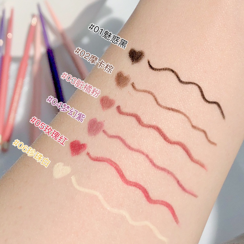 Bút Kẻ Mắt Dạng gel Chống Nước Không Nhòe Màu Sắc Siêu Mịn Dành Cho Người Mới Bắt Đầu