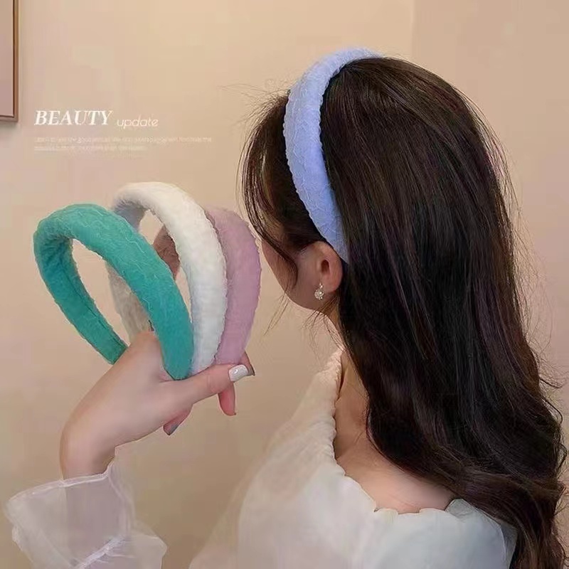 iF YOU Dây Cột Tóc Scrunchies Màu Kẹo Thiết Kế Tinh Tế Cho Nữ