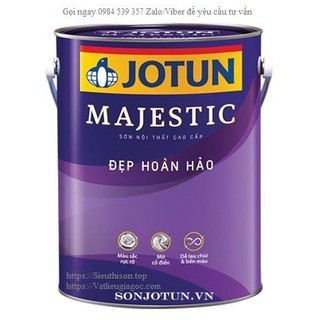 + Sơn Nội thất siêu cao cấp Jotun Majestic Đẹp hoàn hảo Mờ - 1 lít
