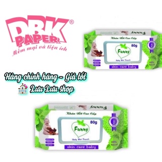 KHĂN GIẤY ƯỚT FUNNY BẢO BẢO 80G