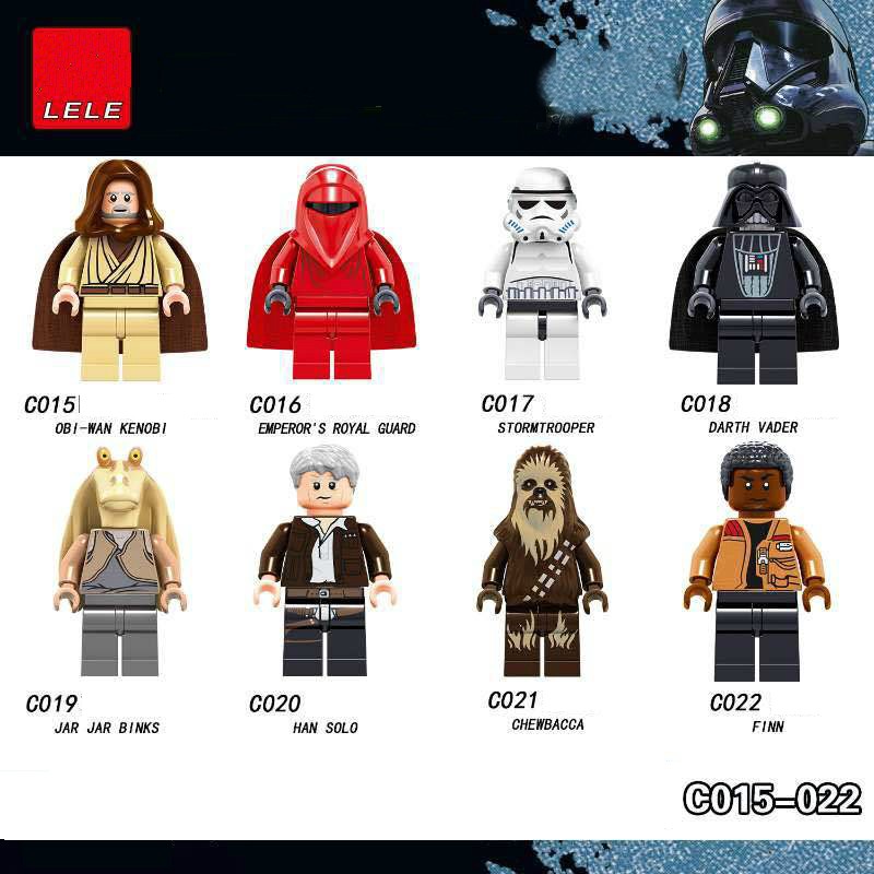 Minifigures Các Mẫu Nhân Vật Trong Star Wars Darth Vander Han Solo Lele C015 C016 C017 C018 C019 C020 C021 C022