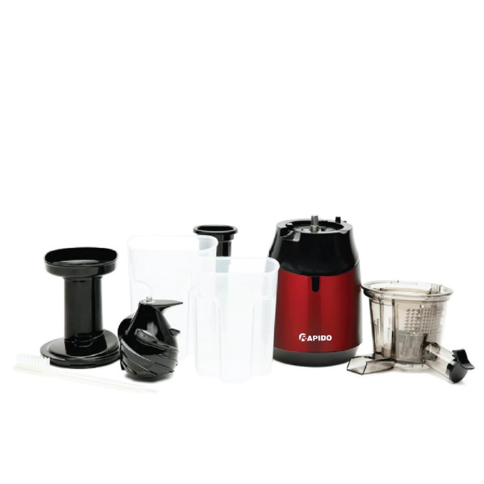 Máy ép chậm Rapido RSJ150 150W 300ml động cơ êm, tiết kiệm điện năng, phù hợp mọi gia đình, bảo hành 12 tháng
