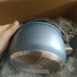 Bộ nồi vân đá Sunhouse SHG2003MMB