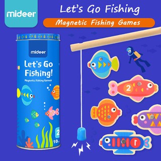 🐙🐟bộ đồ chơi gỗ - câu cá nam châm md1085🐟🦑