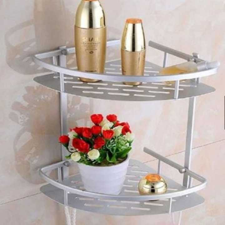 Kệ Góc Treo Nhà Tắm 2 Tầng