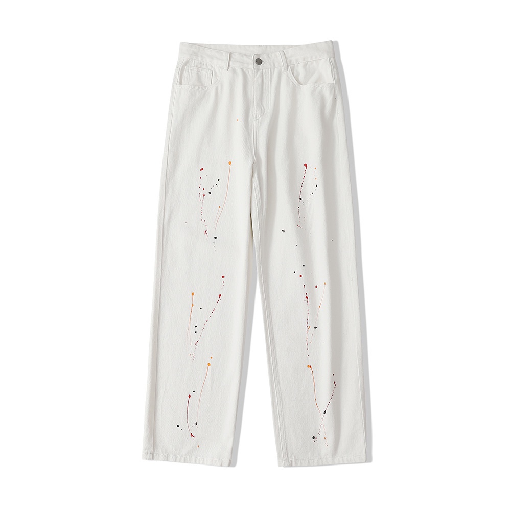 Quần jean ống rộng phong cách hip hop thời trang cho nam