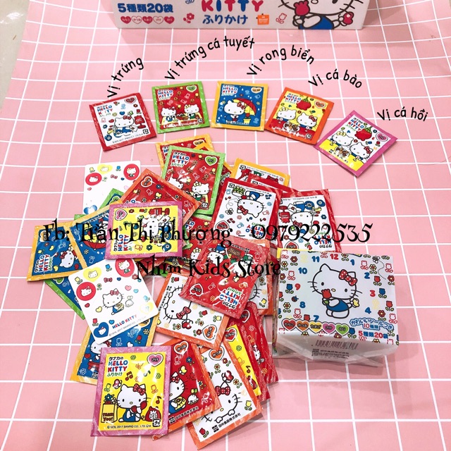 1 gói gia vị rắc cơm Hello Kitty cho bé từ 9 tháng (date 31/10/2022)