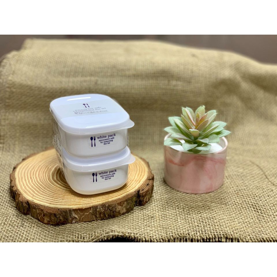 Hộp nhựa đựng thực phẩm an toàn White Pack - Hàng Nhật nội địa | BigBuy360 - bigbuy360.vn