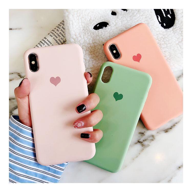 Ốp silicon trái tim chống dơ