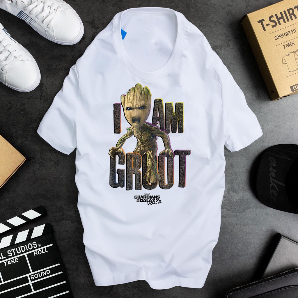 ÁO THUN UNISEX NGẮN TAY MARVEL VỆ BINH DẢI NGÂN HÀ-GUARDIAN OF THE GALAXY IN HÌNH ĐẸP GIÁ RẺ CÓ SIZE TRẺ EM- 216