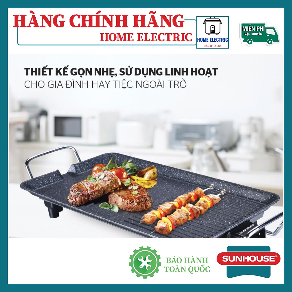 BẾP NƯỚNG ĐIỆN SUNHOUSE SHD4607
