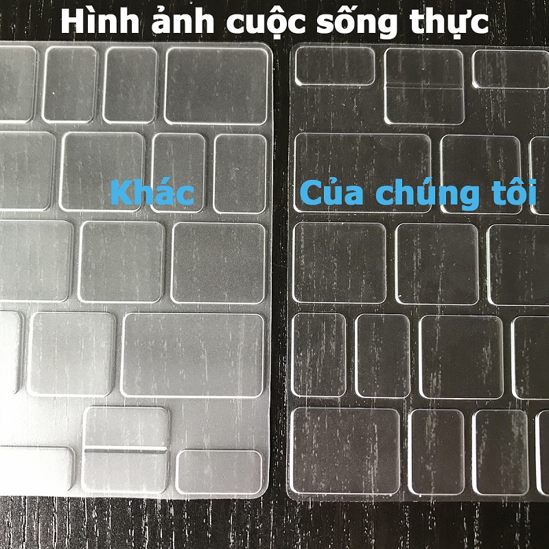 Air 4 Pro 11 Pro 12.9 inch Miếng Phủ Bàn Phím TPU Siêu Mỏng Cho Bàn Phím Ma Thuật Keyboard