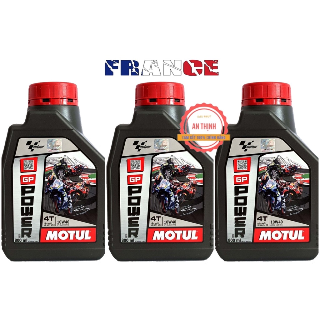 Nhớt Xe Số MOTUL GB POWER 4T 10W40 MA2 800ML Và 1000ML, Tem QR Chống Giả, Tem Hiệp Hội GB